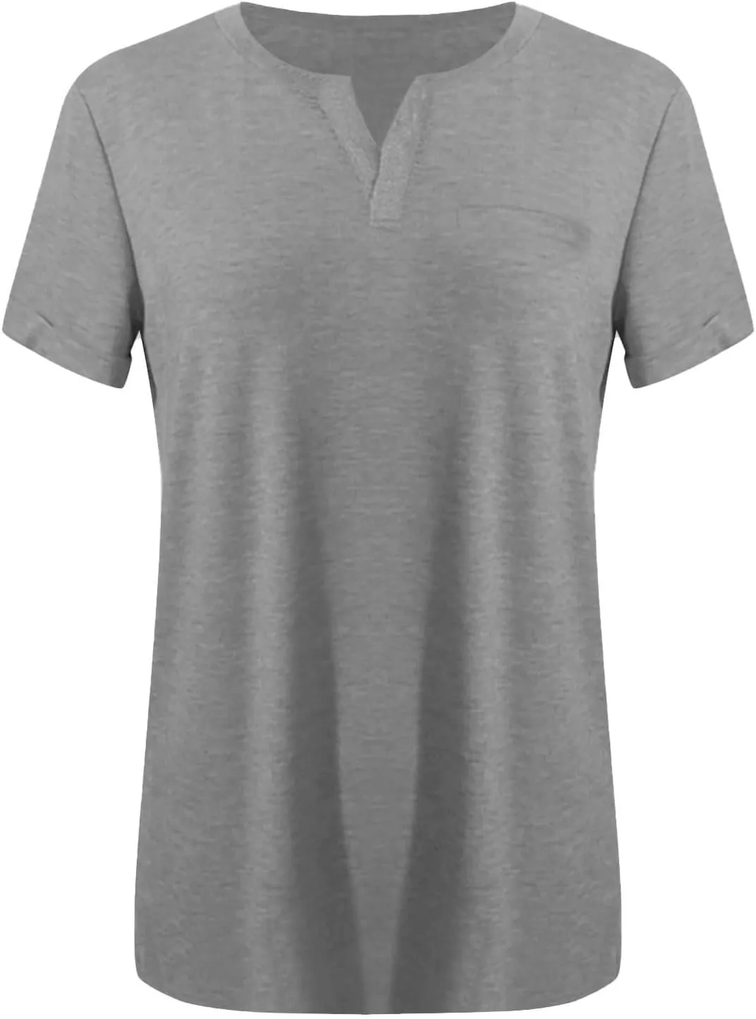 2023 Summer Cotton Plus Size Tops for Women Trendy Short Sleeve V Neck Loose Blouse Workout Basic Comfy T Shirts Tees