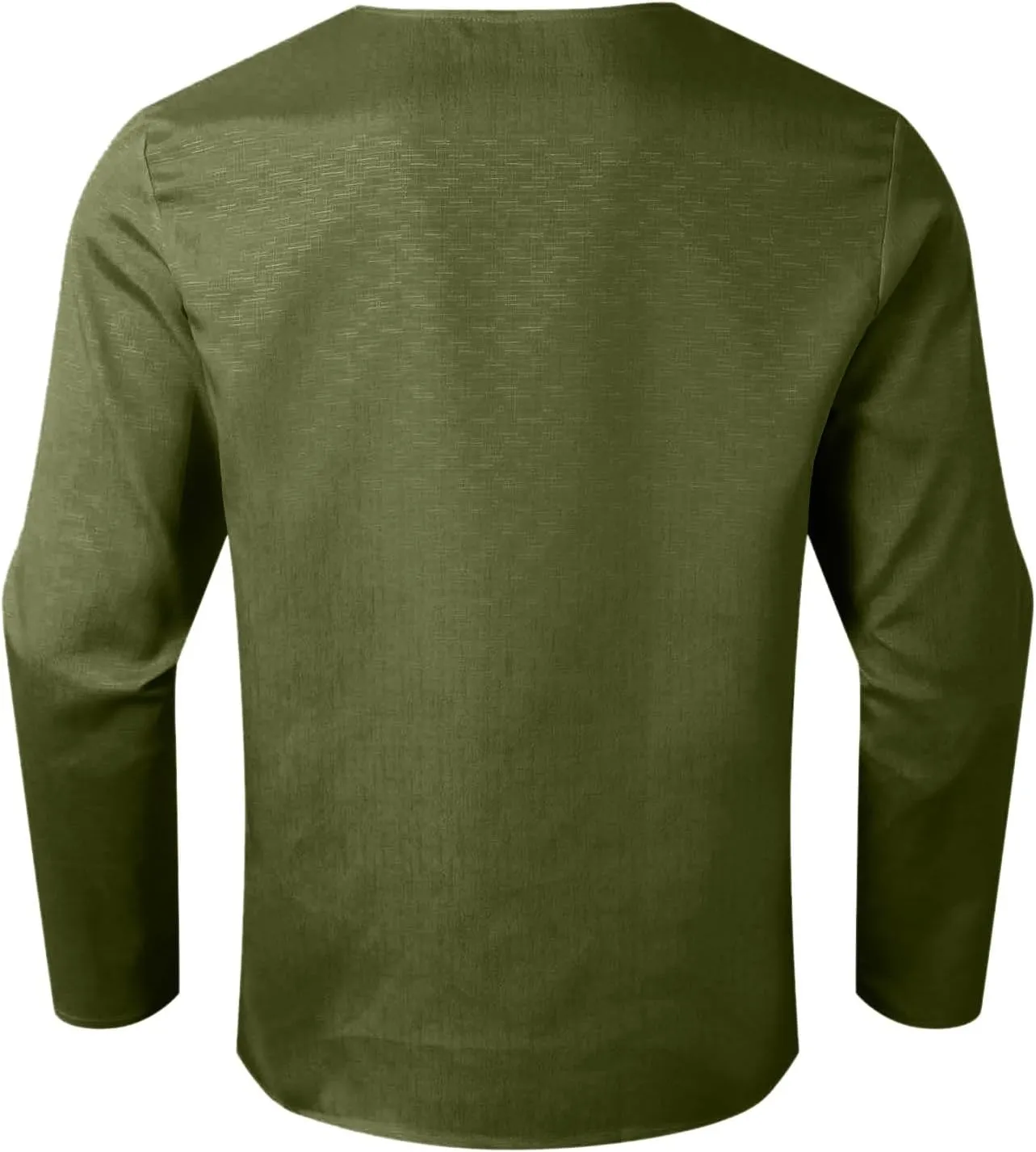 Aniywn Mens Cotton Linen Henley Shirts Boho Beach Summer Solid T Shirt Work Yoga Tops Men Summer Vintage Renaissance Costume