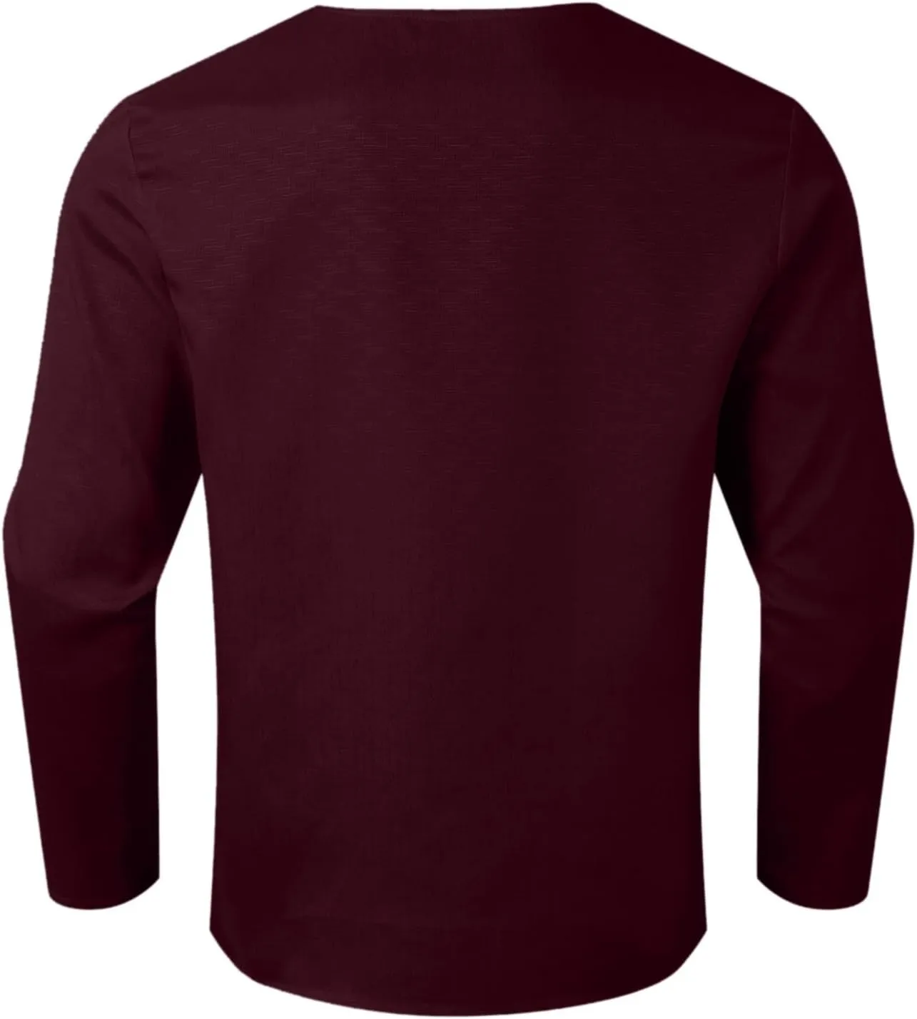 Aniywn Mens Cotton Linen Henley Shirts Boho Beach Summer Solid T Shirt Work Yoga Tops Men Summer Vintage Renaissance Costume