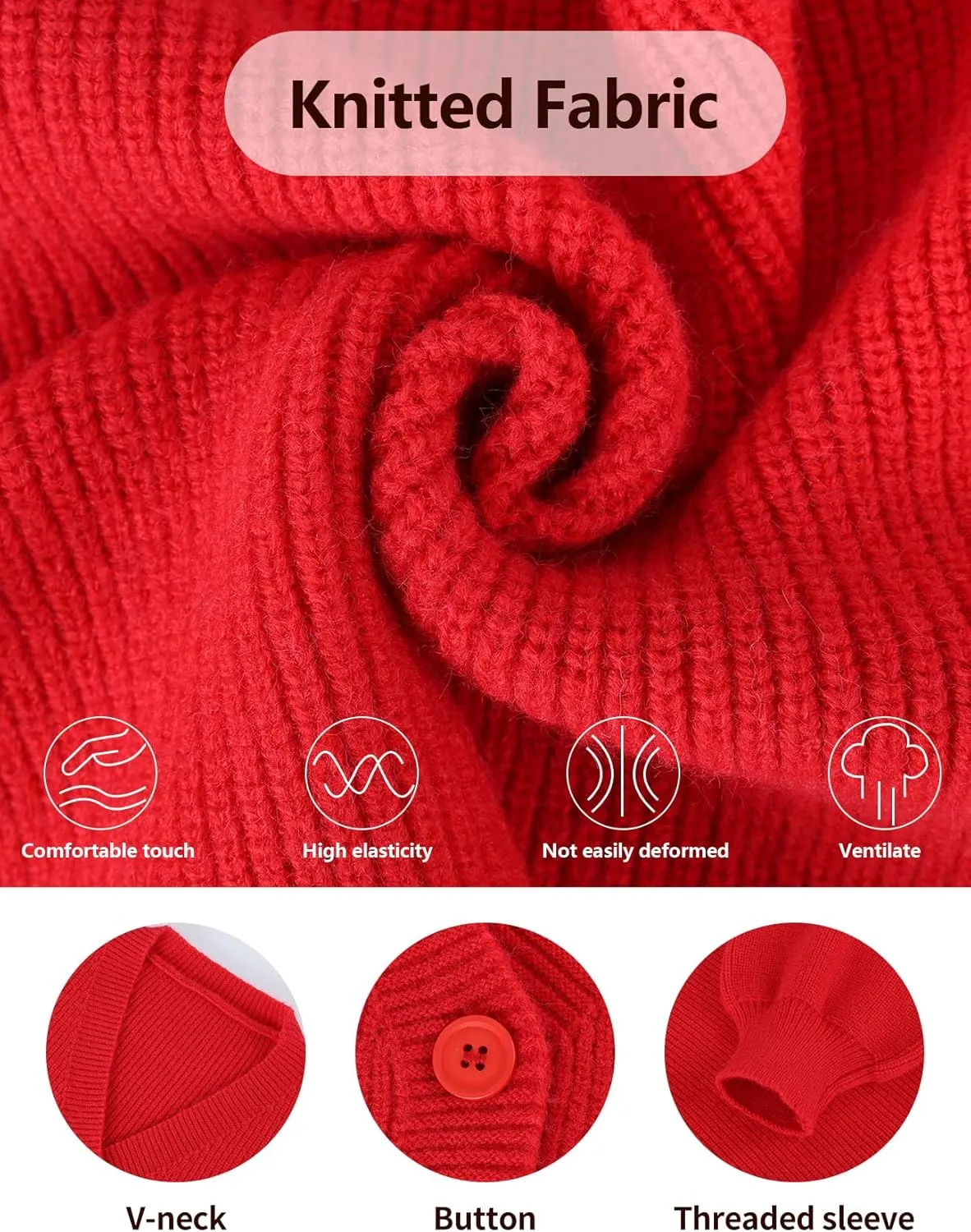 Arssm Women Cropped Cardigan Sweaters Long Sleeve V Neck Ribbed Knit Short Cardigan Button Up Sweater Tops