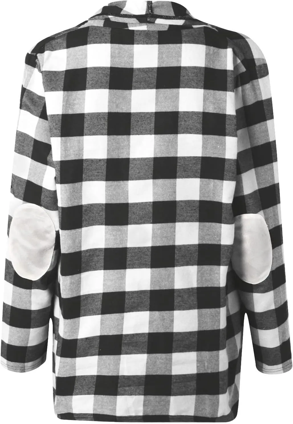 Checkered Cardigan for Women 2024 Trendy Long Sleeve Loose Soft Flannel Shirt Buffalo Plaid Fall Outfits with Pockets