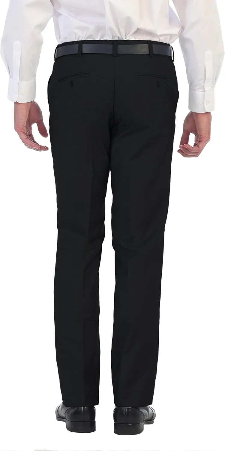 Gioberti Men's Hidden Expandable Waist Dress Pants