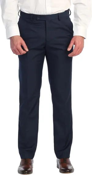 Gioberti Men's Hidden Expandable Waist Dress Pants