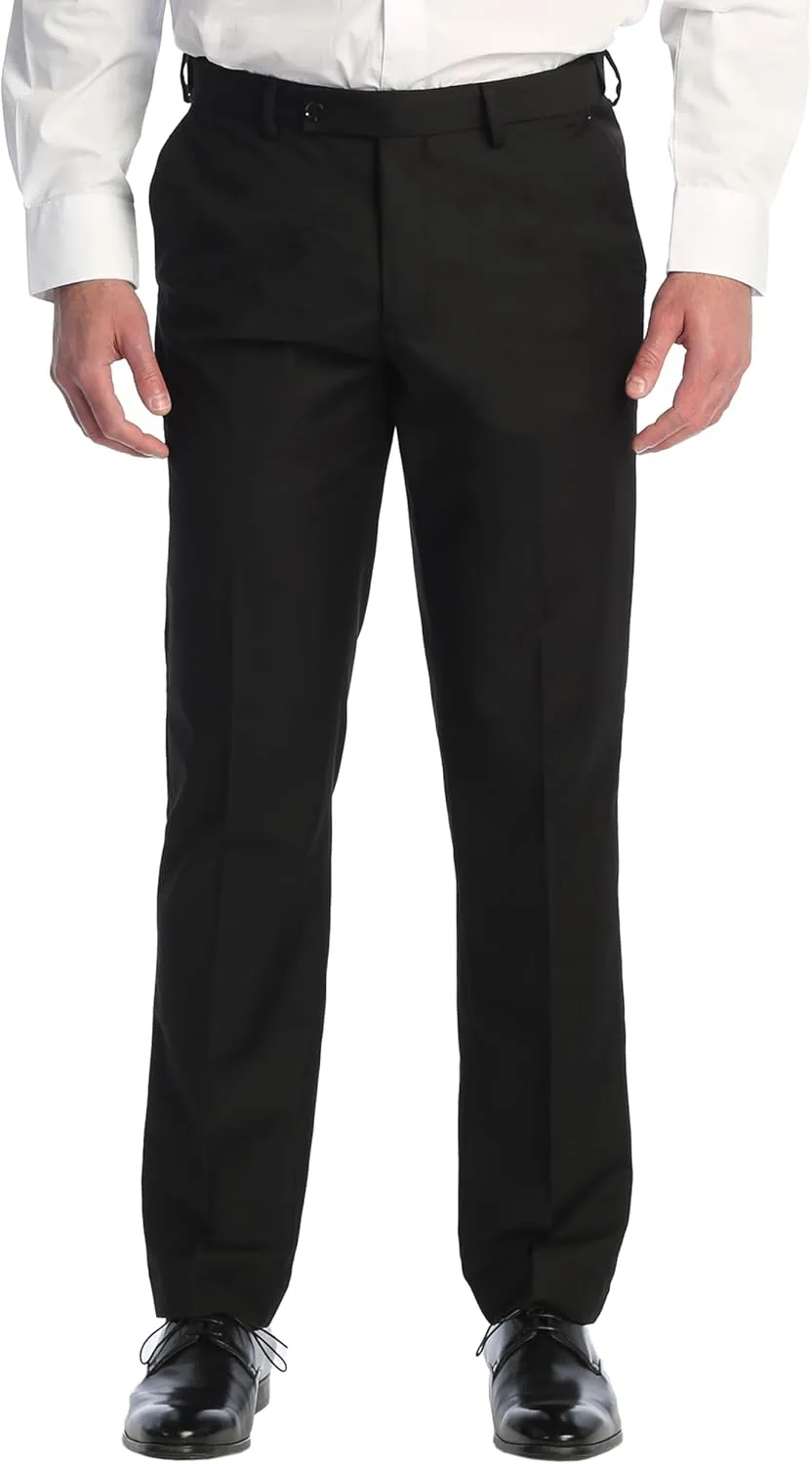 Gioberti Men's Hidden Expandable Waist Dress Pants