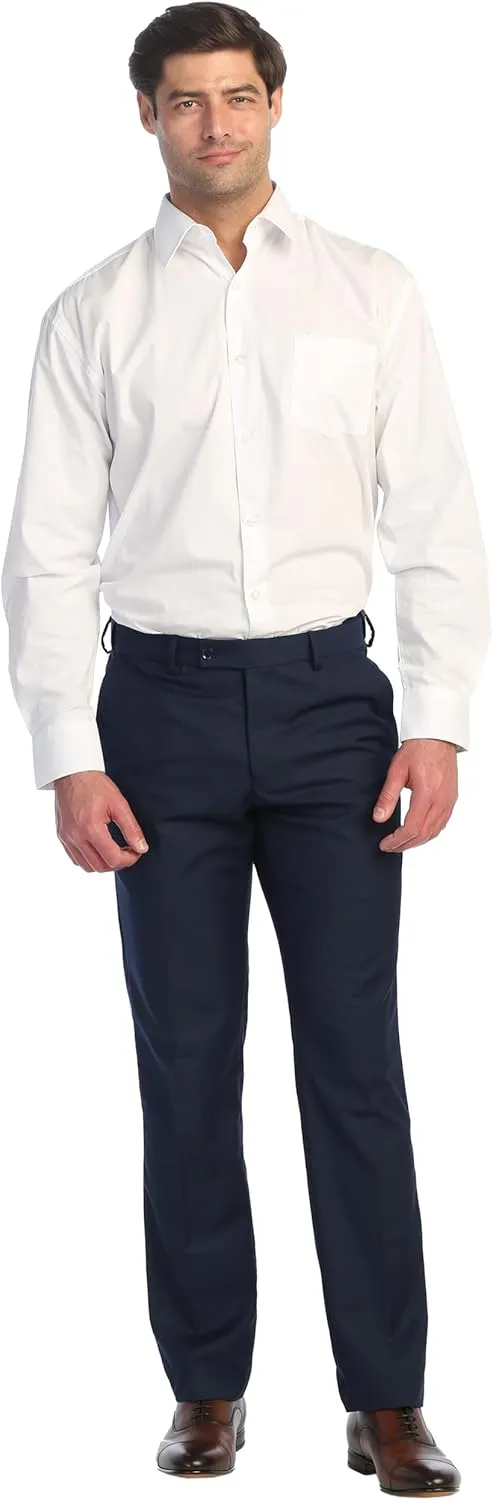 Gioberti Men's Hidden Expandable Waist Dress Pants