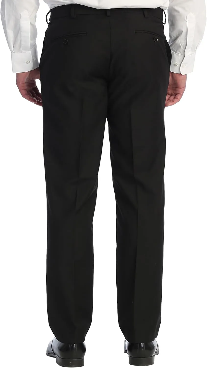 Gioberti Men's Hidden Expandable Waist Dress Pants