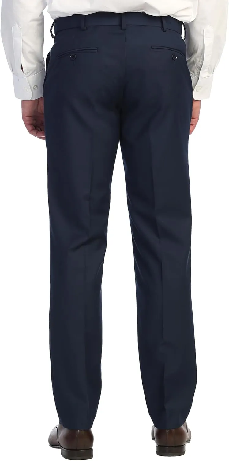 Gioberti Men's Hidden Expandable Waist Dress Pants