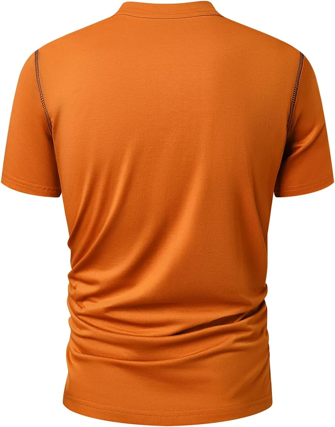 Hardaddy Men's Short Sleeve Henley Shirts Casual Summer Lightweight Button Henley Solid T-Shirt Tops