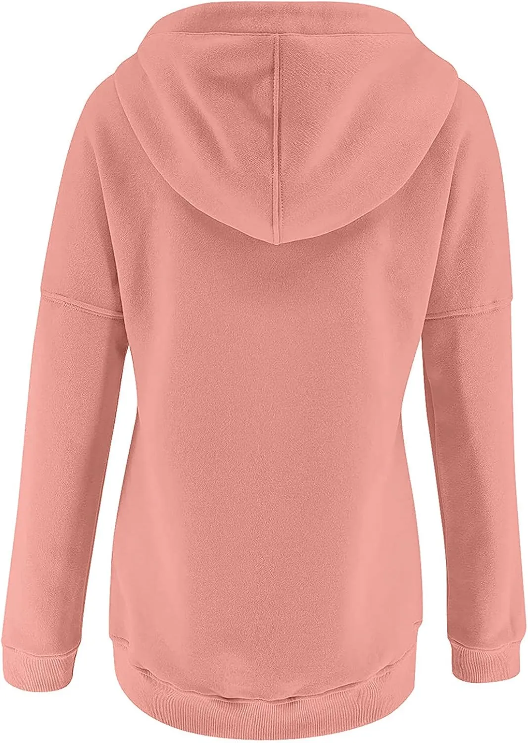 Hoodies For Women 2023 Drawstring Long Sleeve Hoodies Tops Casual Pullover Sweatshirt Fall Loose Fit Clothes With Pocket