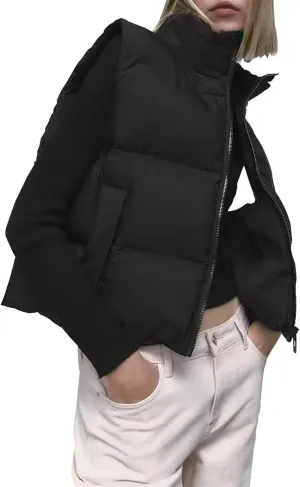iQKA Women Men Camo Down Jacket Unisex Long Sleeve Glossy Camouflage Zipper Coat with Pockets Oversized Puffer Jackets S-5XL