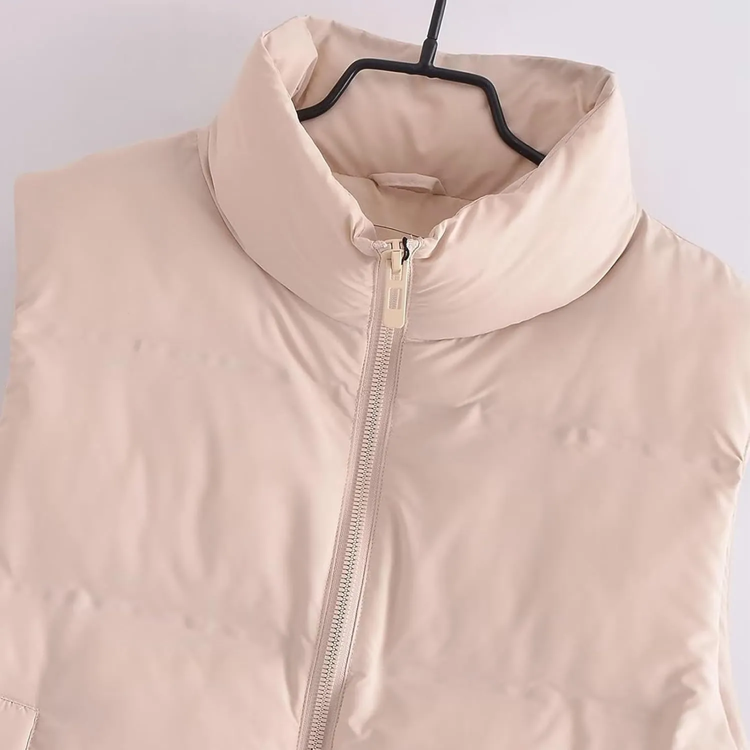 iQKA Women Men Camo Down Jacket Unisex Long Sleeve Glossy Camouflage Zipper Coat with Pockets Oversized Puffer Jackets S-5XL