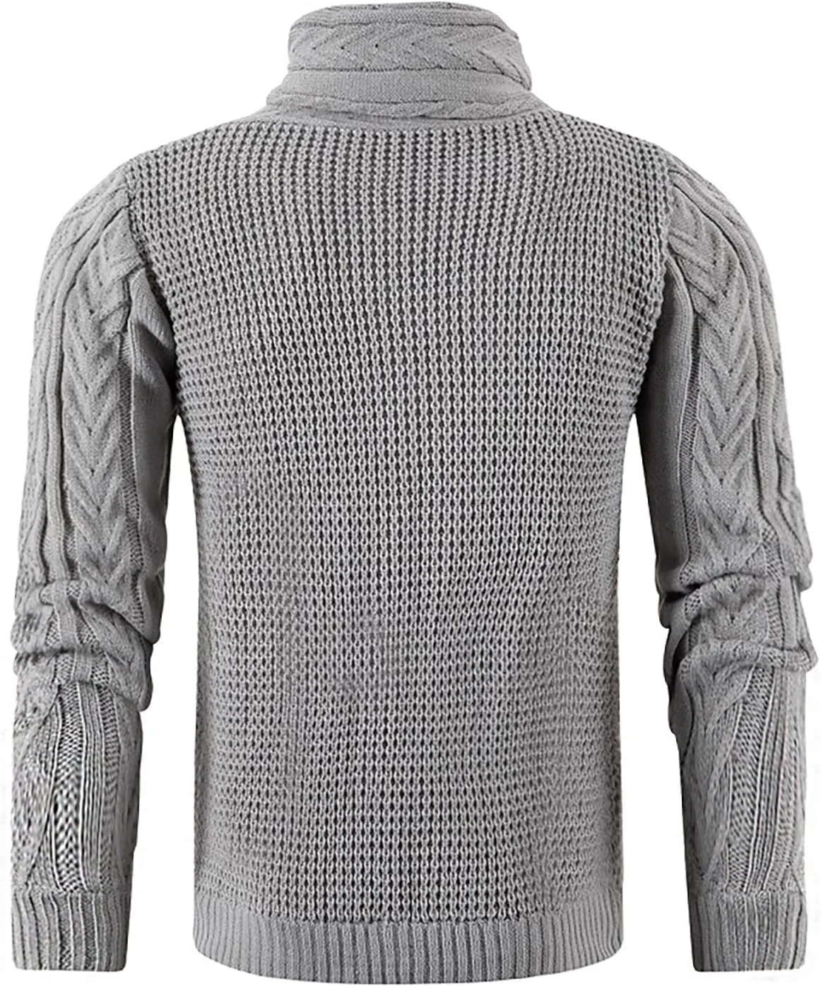 Men's Cardigan Shawl Collar Sweater Cardigans Button Up Knit Cardigan Outwear Slim Fit Lightweight Cable Knit Sweaters