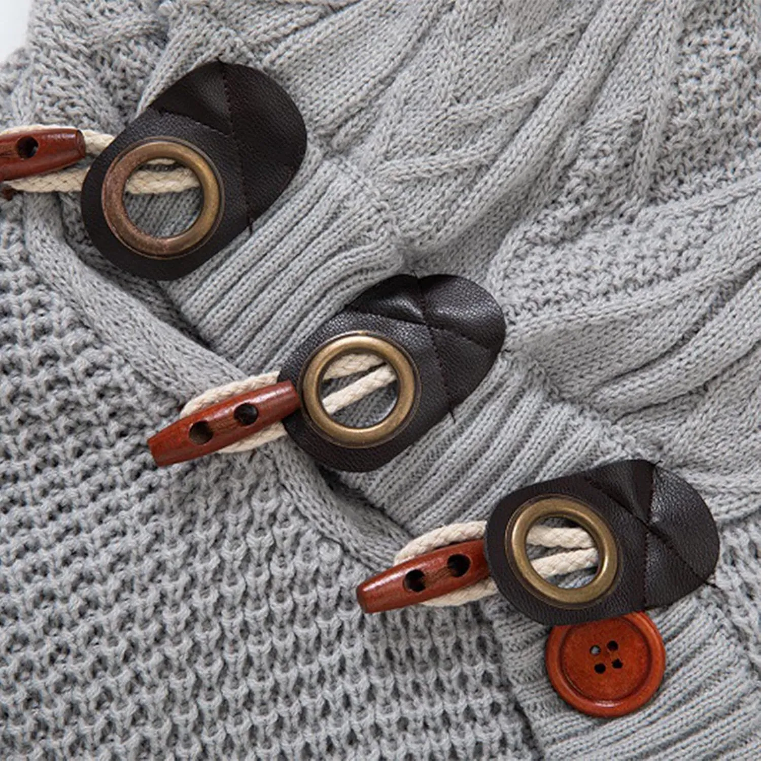 Men's Cardigan Shawl Collar Sweater Cardigans Button Up Knit Cardigan Outwear Slim Fit Lightweight Cable Knit Sweaters