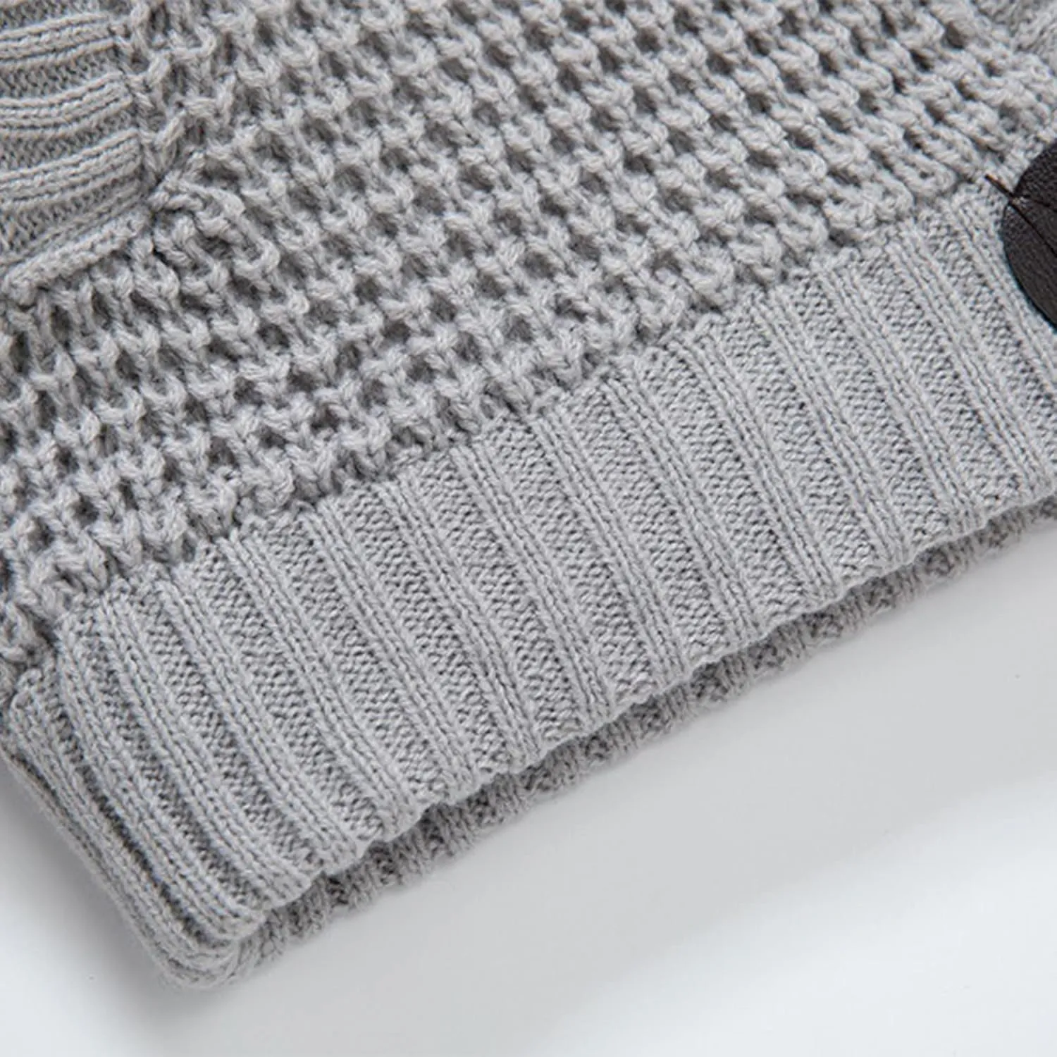 Men's Cardigan Shawl Collar Sweater Cardigans Button Up Knit Cardigan Outwear Slim Fit Lightweight Cable Knit Sweaters