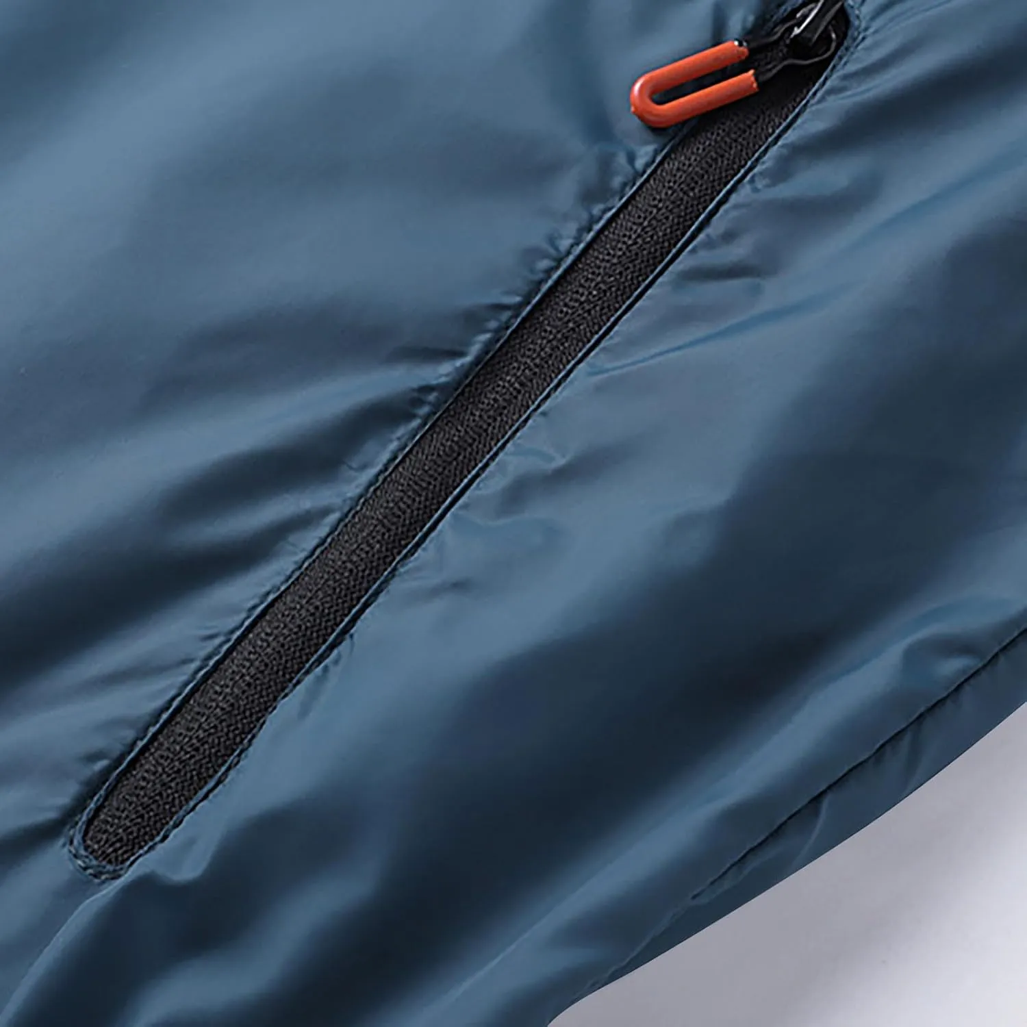 Mens UPF 50  Full Zip Up Sun Protection Jacket Casual Long Sleeve Lightweight UV Shirts for Hot Weather Hiking Fishing