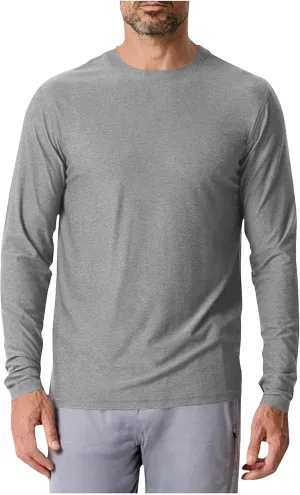 Mens UPF 50  UV Sun Protection Shirts Outdoor Long Sleeve SPF Rash Guard Lightweight Quick Dry Fishing Running Tshirts