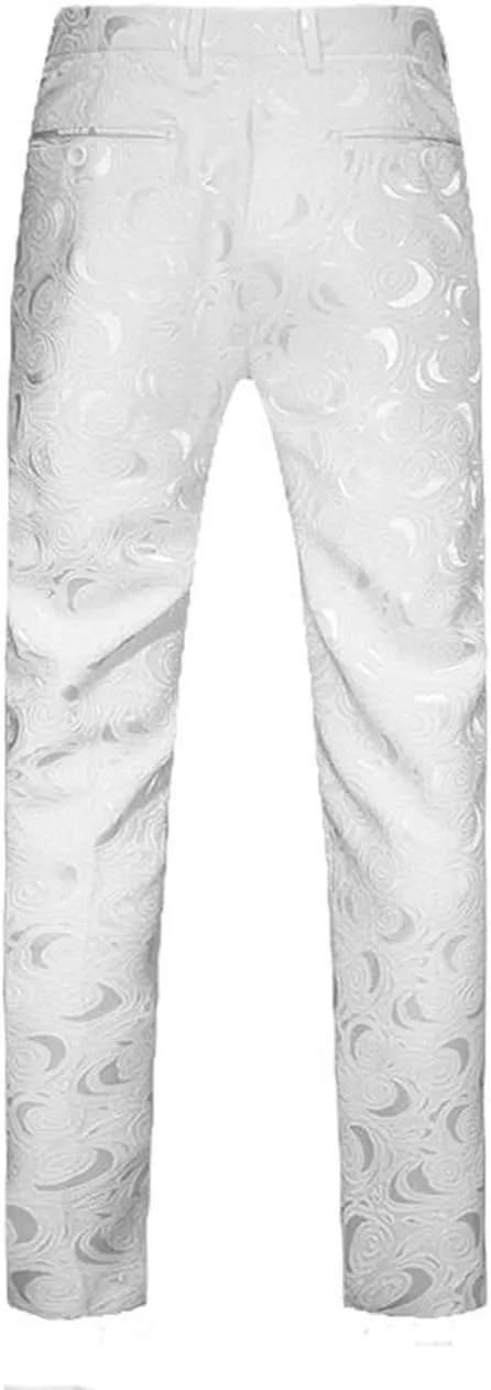 MOGU Floral Dress Pants for Men