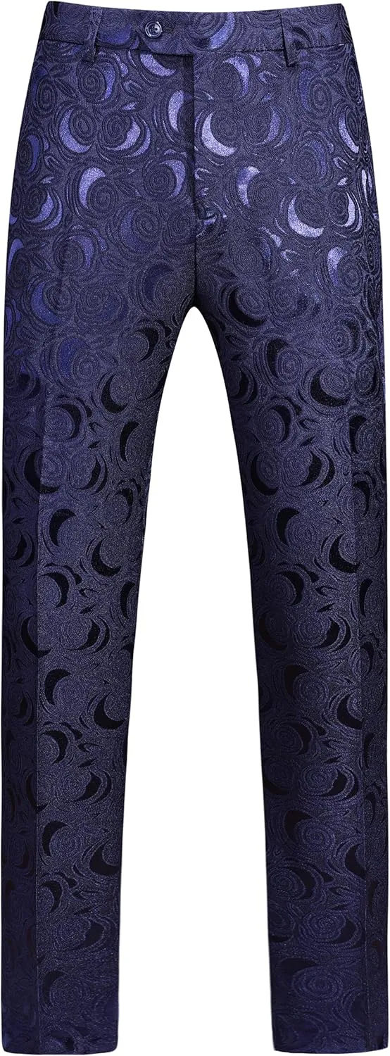 MOGU Floral Dress Pants for Men