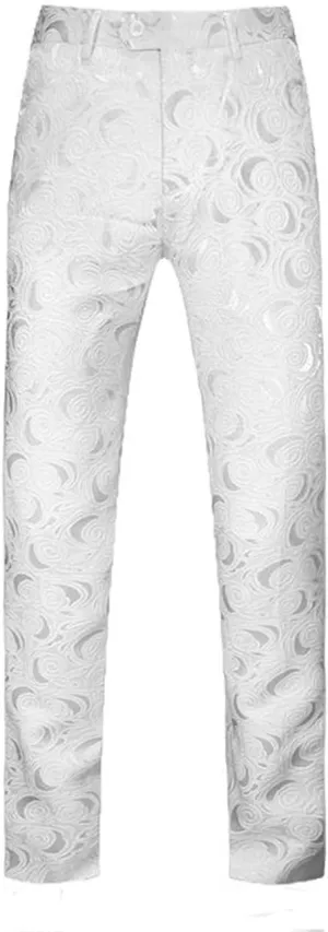 MOGU Floral Dress Pants for Men