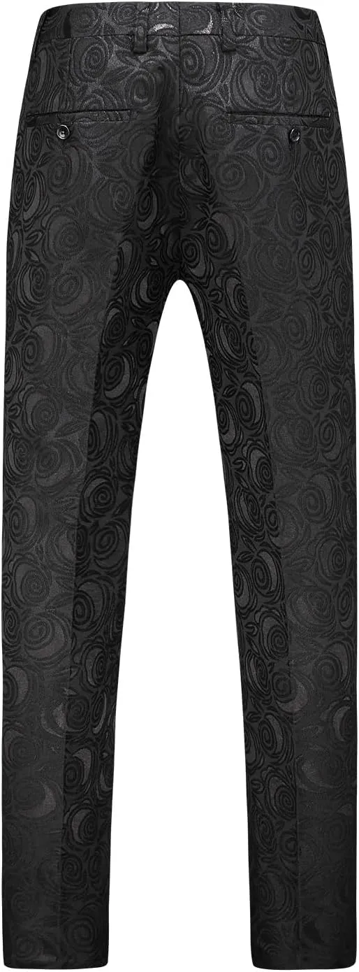 MOGU Floral Dress Pants for Men