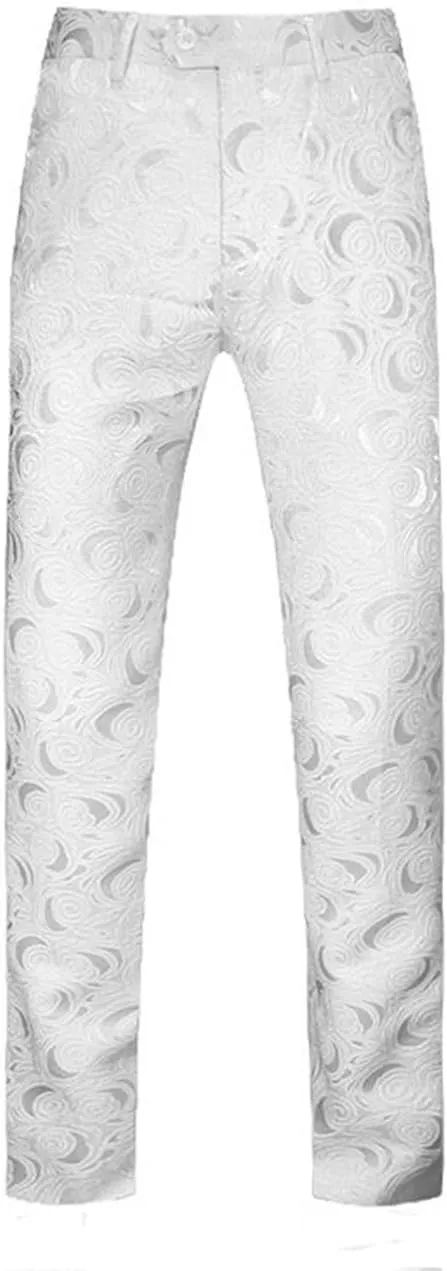 MOGU Floral Dress Pants for Men