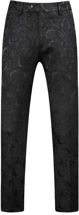 MOGU Floral Dress Pants for Men