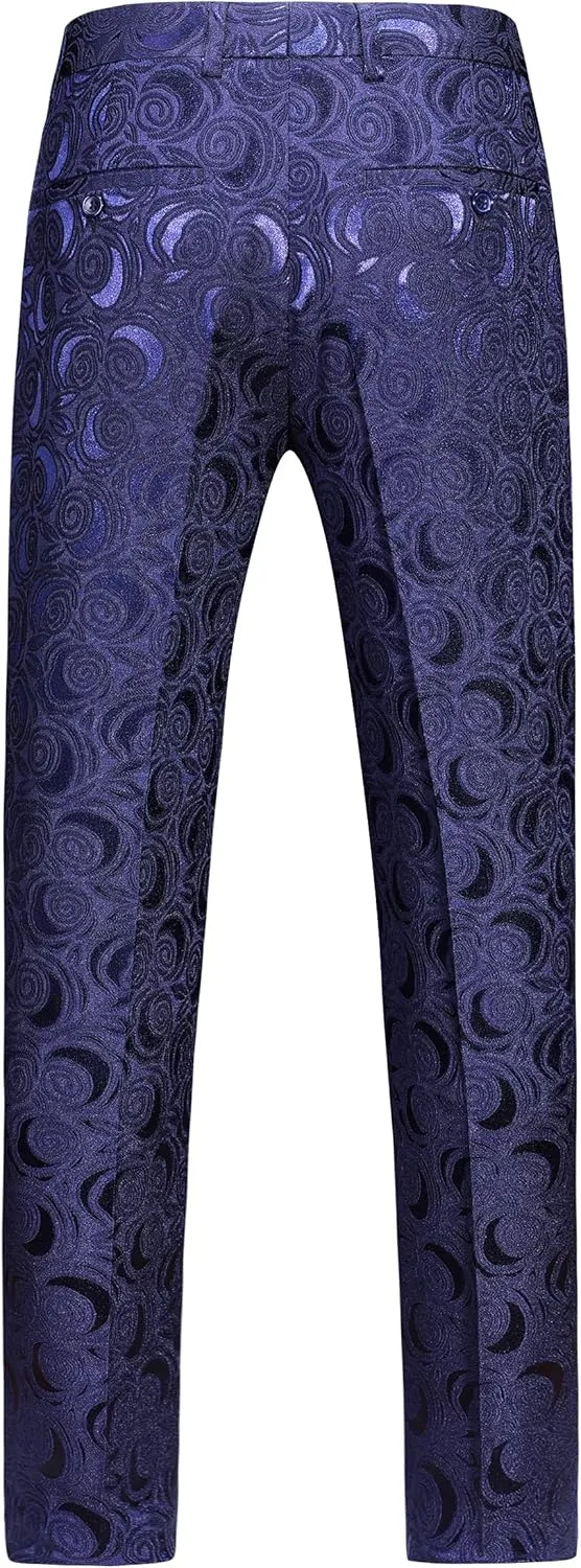 MOGU Floral Dress Pants for Men