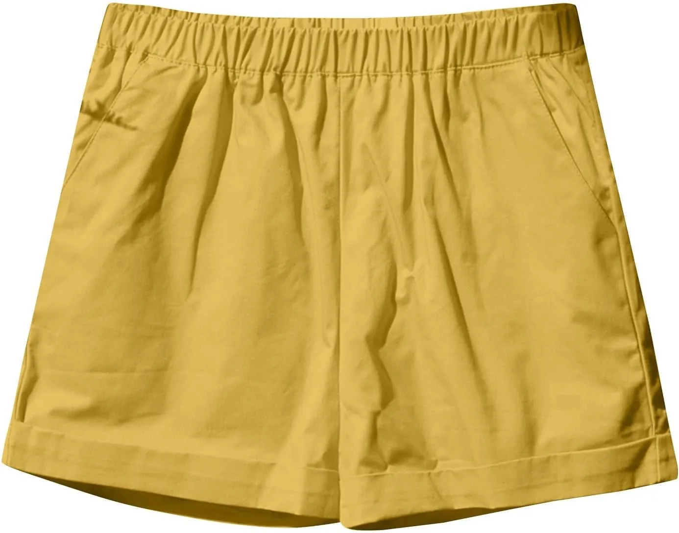 NBXNZWF Linen Shorts for Women 2025 Summer Loose Casual Comfy Elastic Waist Pants Beach Vacation Gym Shorts with Pockets