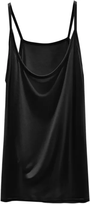 Oplxuo Women Camisole Spaghetti Strap Tank Top Casual Loose Layering Cami Undershirt for Yoga