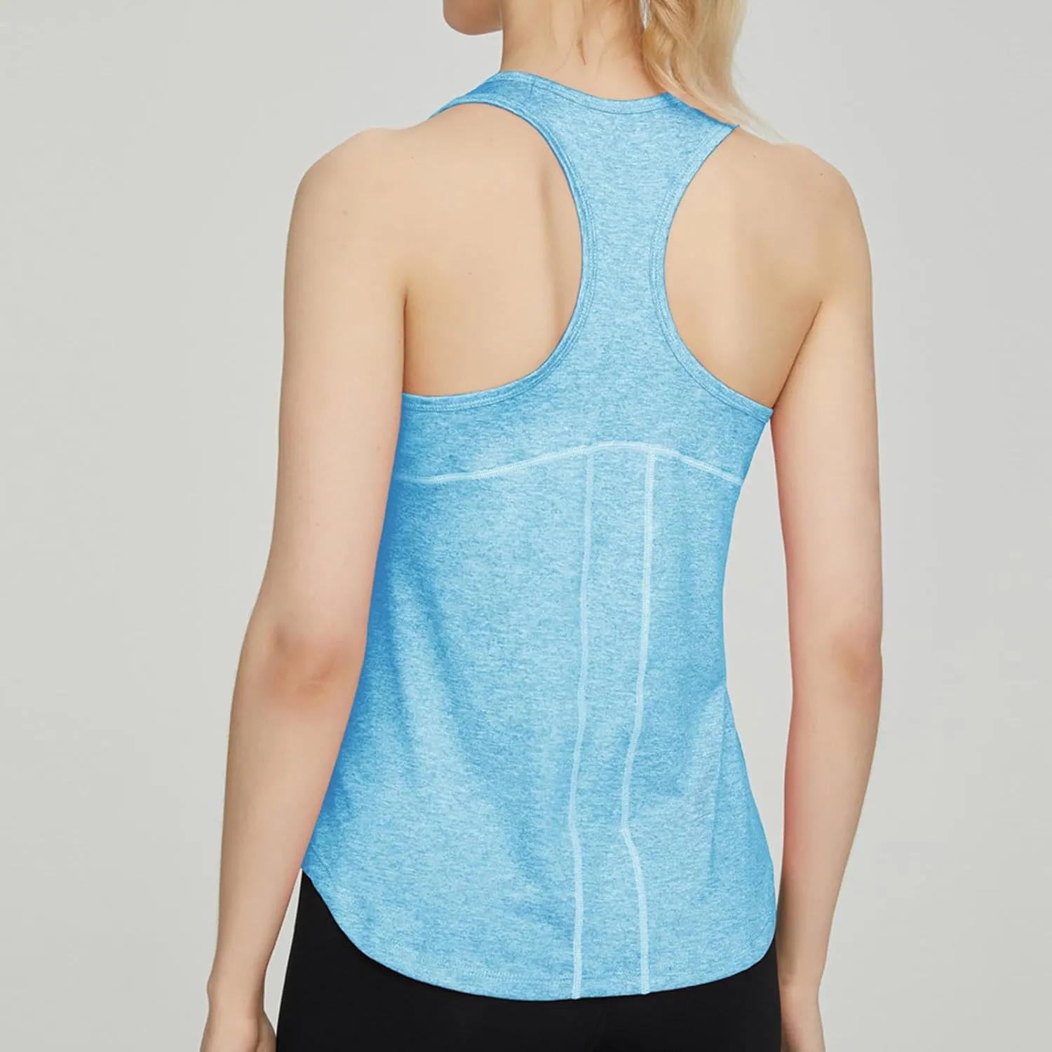 Racerback Tank Tops for Women Lightweight Sleeveless Workout Tops Athletic Running Yoga Shirts Sports Gym Clothes