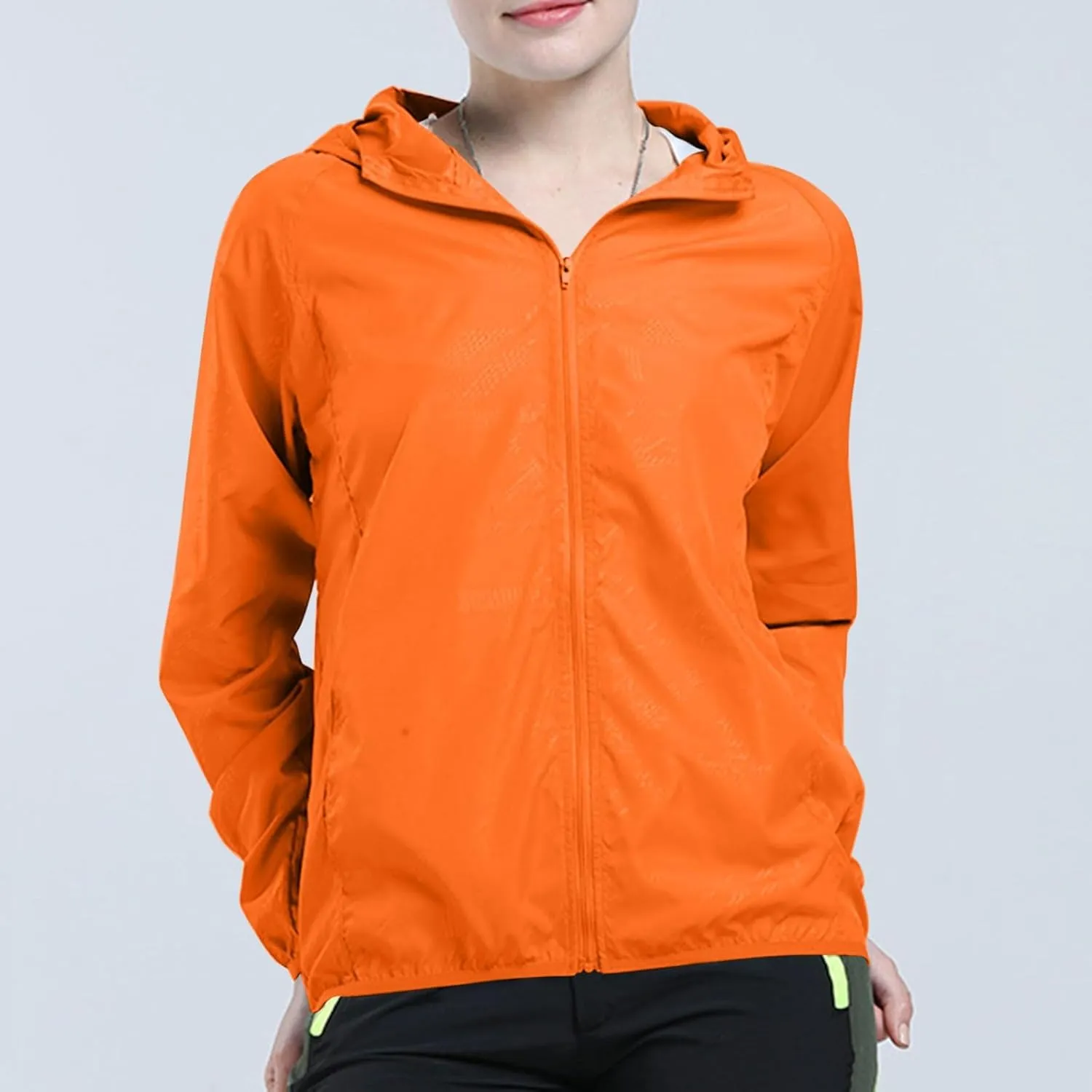 Sun Protection Hoodie SPF Jacket Women & Men Lightweight Full Zip Up Summer UV UPF50  Jackets Family Matching Clothes