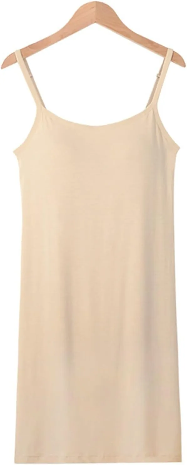 Tank Top with Built in Bra for Women Spaghetti Strap Quick Dry Flowy Hem Yoga Shirts Basic Layer Padded Bra Tank Top