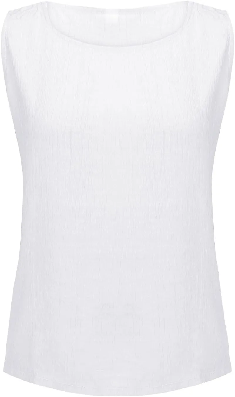 Tank Tops for Women Round Neck Sleeveless Casual T-Shirt Summer Loose Fit Solid Color Yoga Tanks