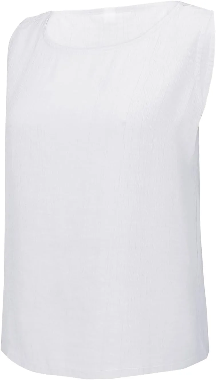 Tank Tops for Women Round Neck Sleeveless Casual T-Shirt Summer Loose Fit Solid Color Yoga Tanks