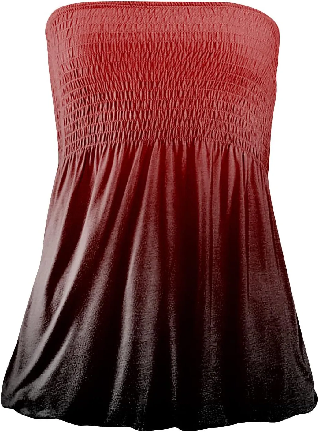 Tube Tops for Women Backless Sexy Tube Tops Strapless Tank Tops 4Th of July Shirts Summer Vacation Beach Tops