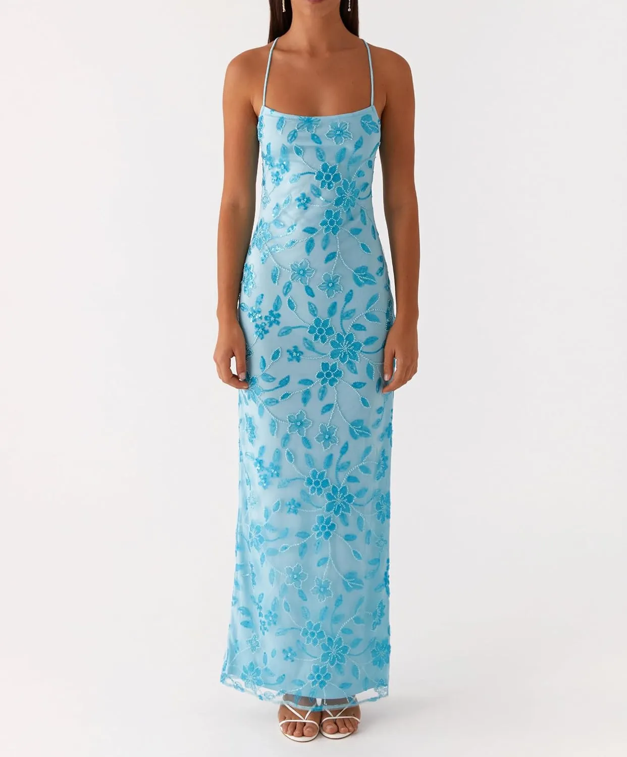 Women Strapless Tube Top Floral Maxi Dress Y2k Sleevelss Backless Bodycon Long Dress Summer Club Cocktail Sundress
