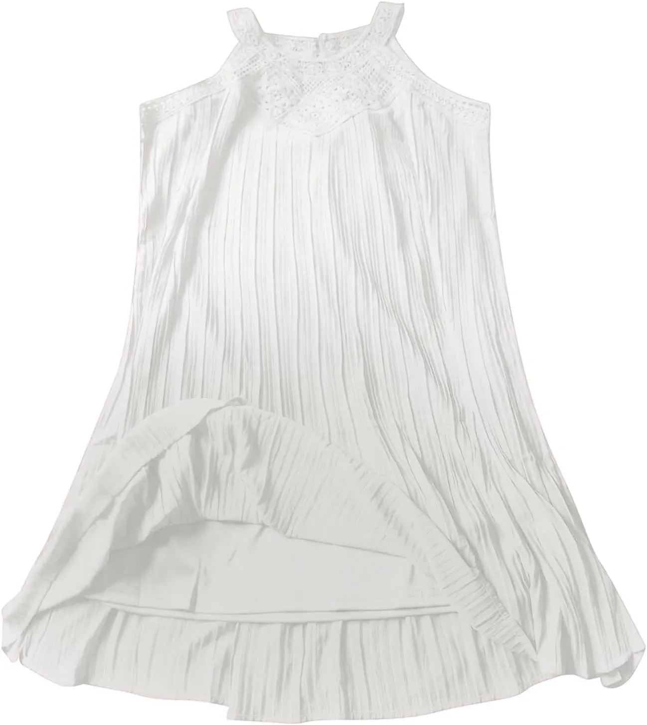 Women's 2025 Summer Sleeveless Tank Mini Dresses Square Neck A Line Flowy Short Dress Beach Vocation Sundress