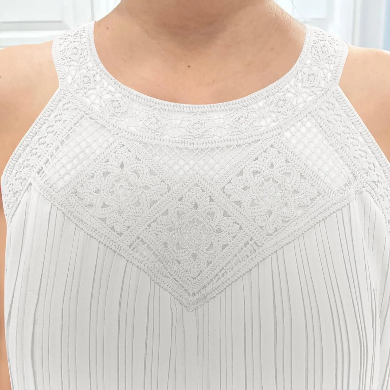 Women's 2025 Summer Sleeveless Tank Mini Dresses Square Neck A Line Flowy Short Dress Beach Vocation Sundress