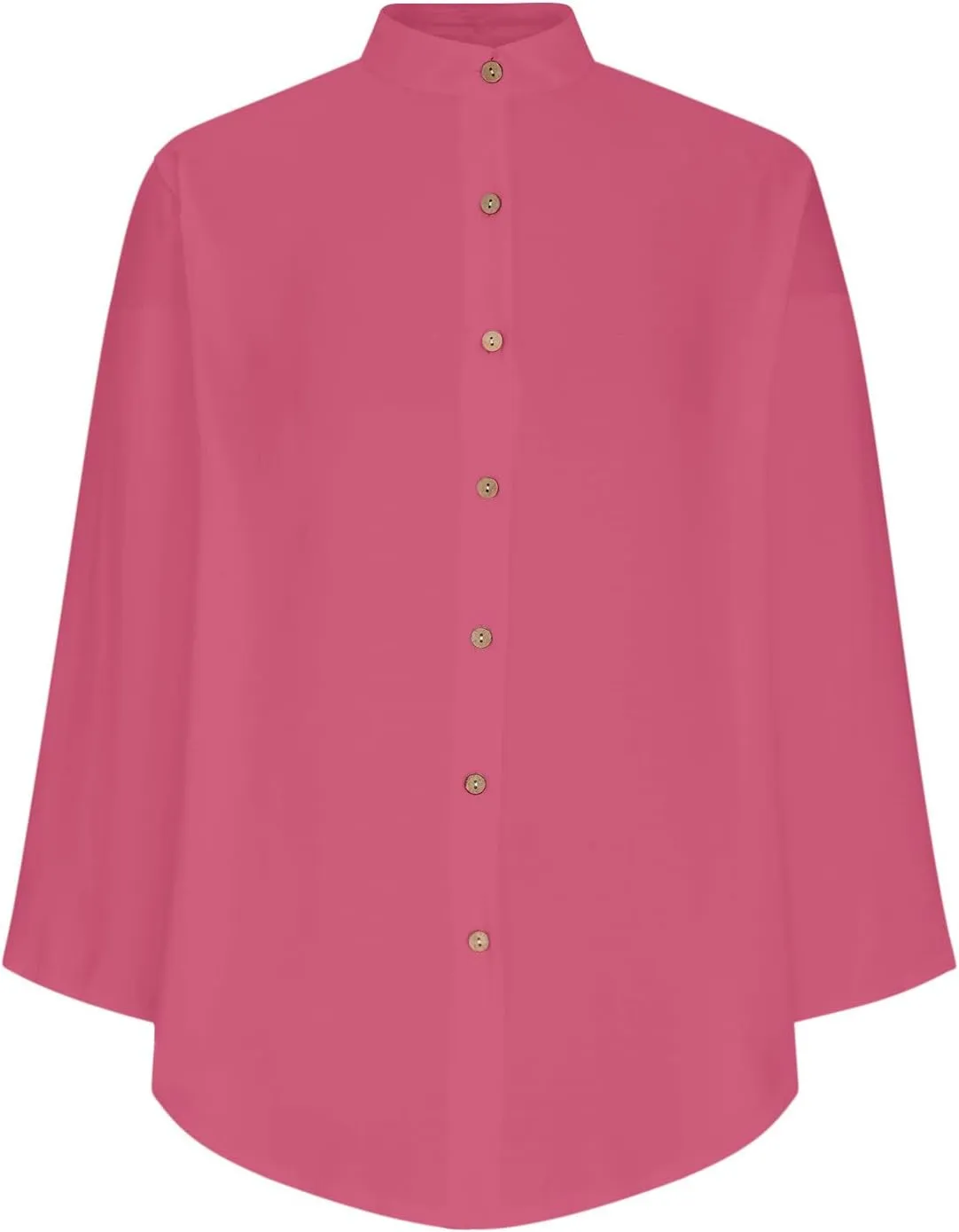 Womens Cotton Linen Button Down Shirts with Pockets 2025 Long Sleeve Loose Fit Oversized Casual Tops Clothes Plus Size
