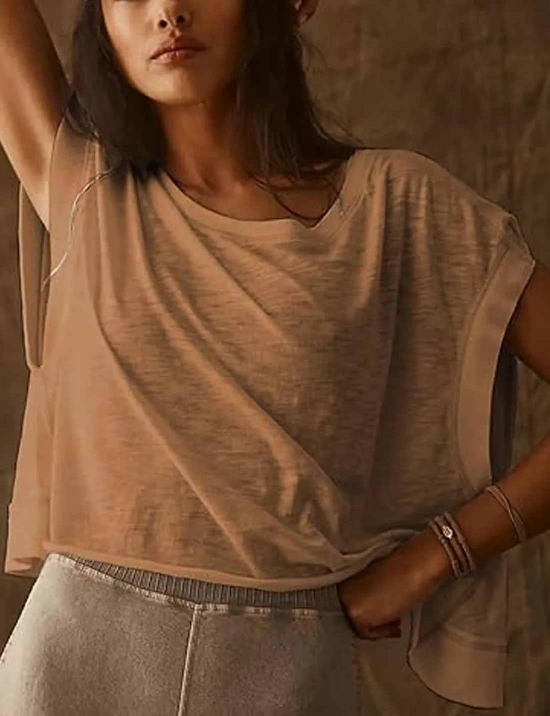 Womens Open Back Short Sleeve Workout Tops Backless Athletic T Shirts Yoga Y2k Crop Running Tees