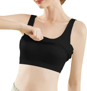 Women's Racerback Tank with Built in Bra Casual Basic Square Neck Sleeveless Cami Tanks Summer Solid Undershirt