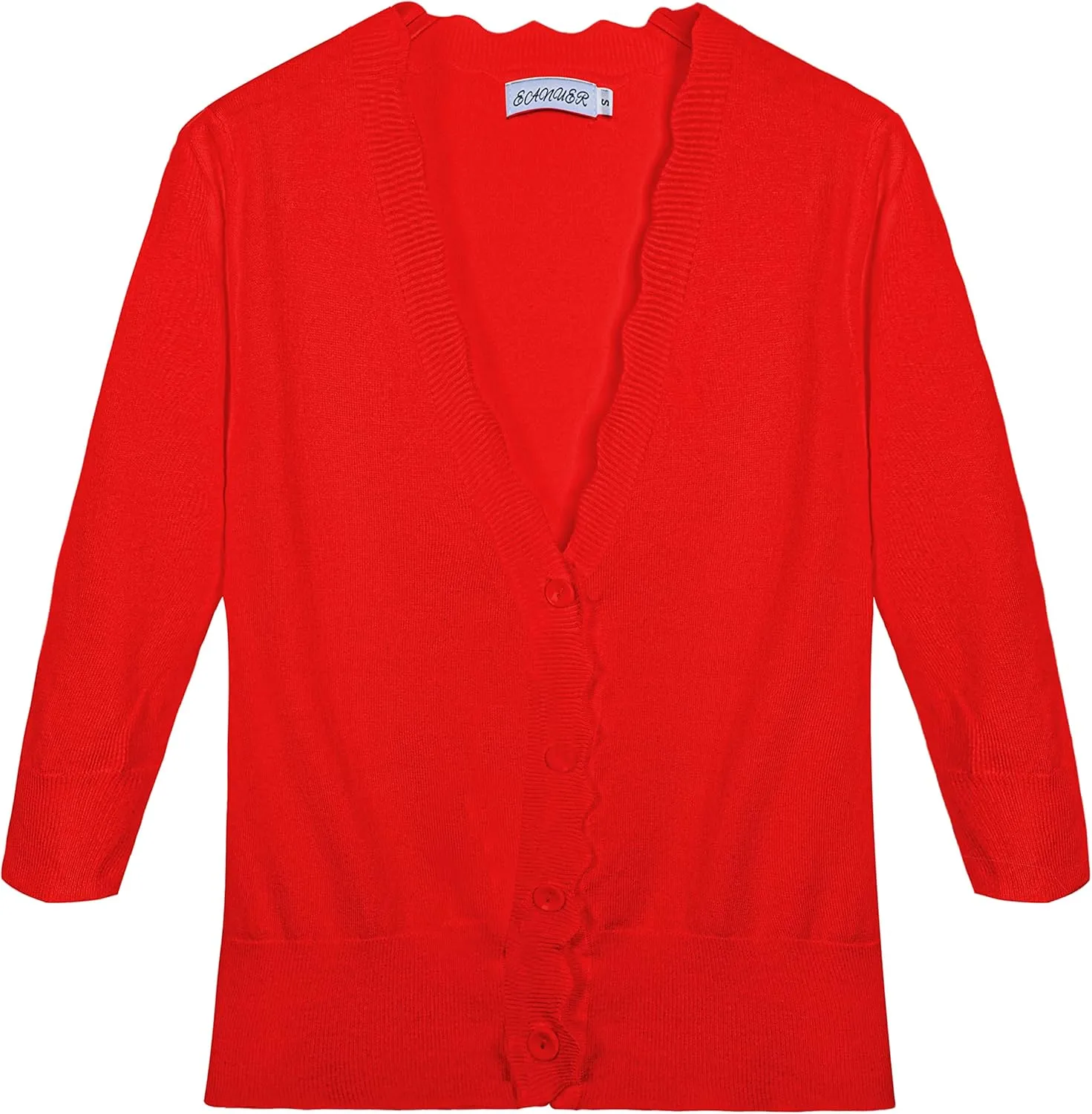 Women's Short Sleeve Cropped Cardigan Button Down Sweater Lightweight Knit Shrugs