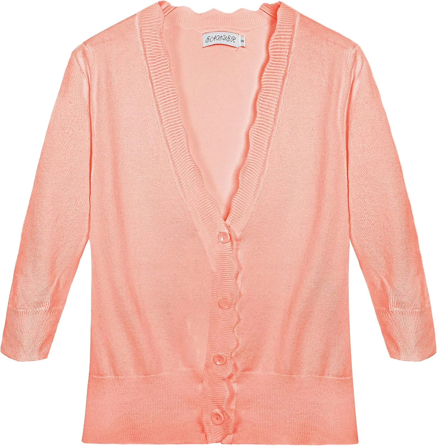 Women's Short Sleeve Cropped Cardigan Button Down Sweater Lightweight Knit Shrugs