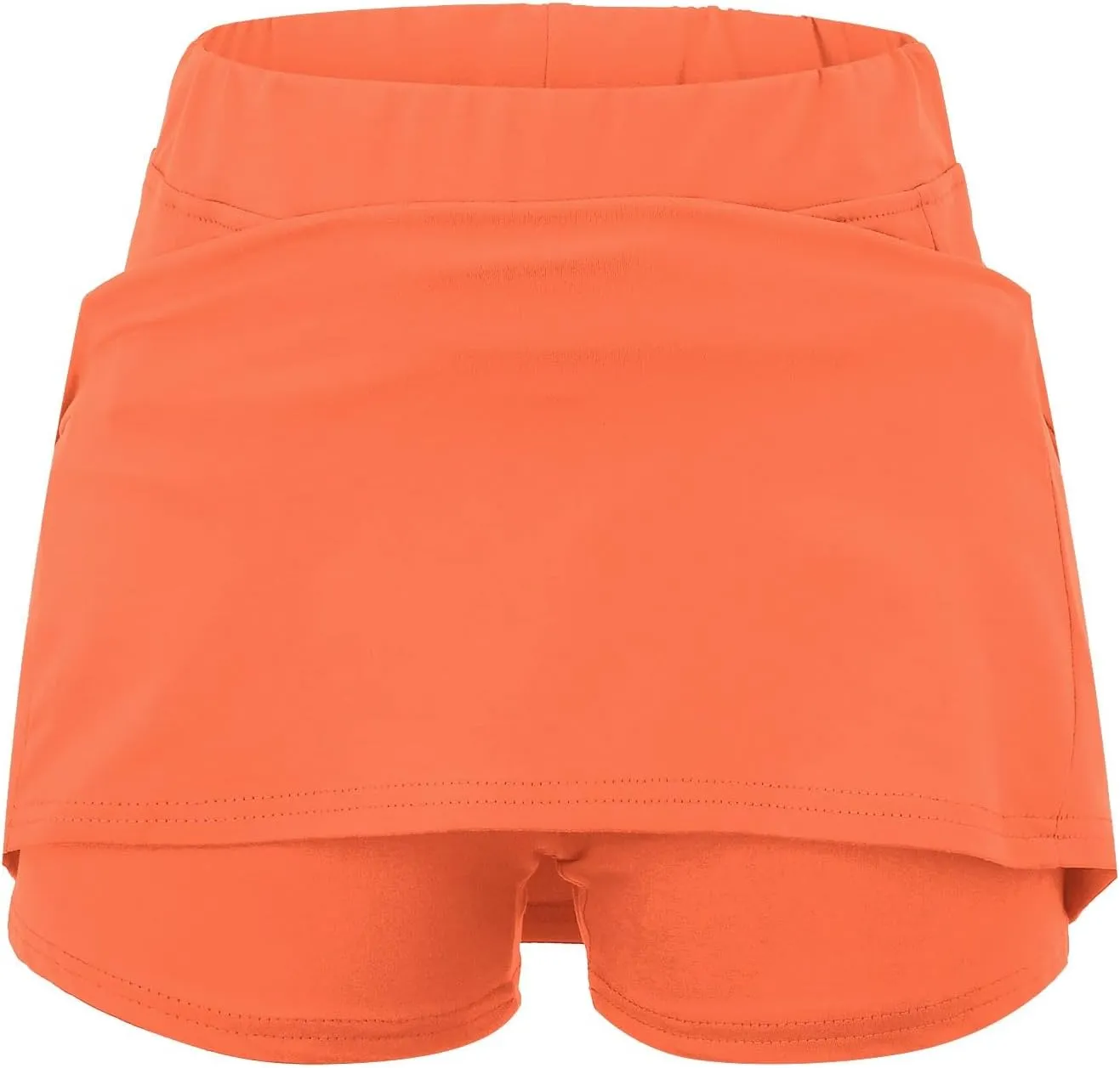 Womens Skorts with Pockets Tummy Control Plus Size Skorts High Waist Athletic Sports Pants Skirt Casual Shorts