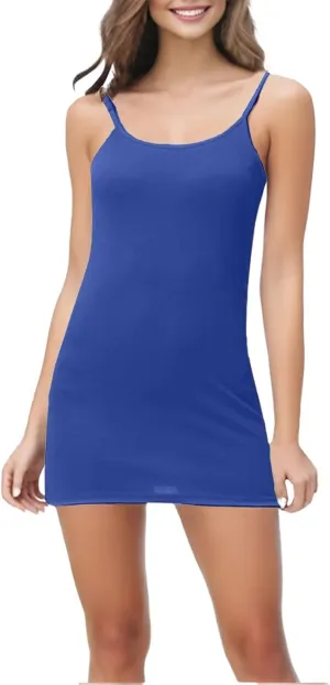 Women's Summer Halter Package Hip Short Dress U Neck Sexy Hottie Mini Dresses Sleeveless Sling Beach Dresses