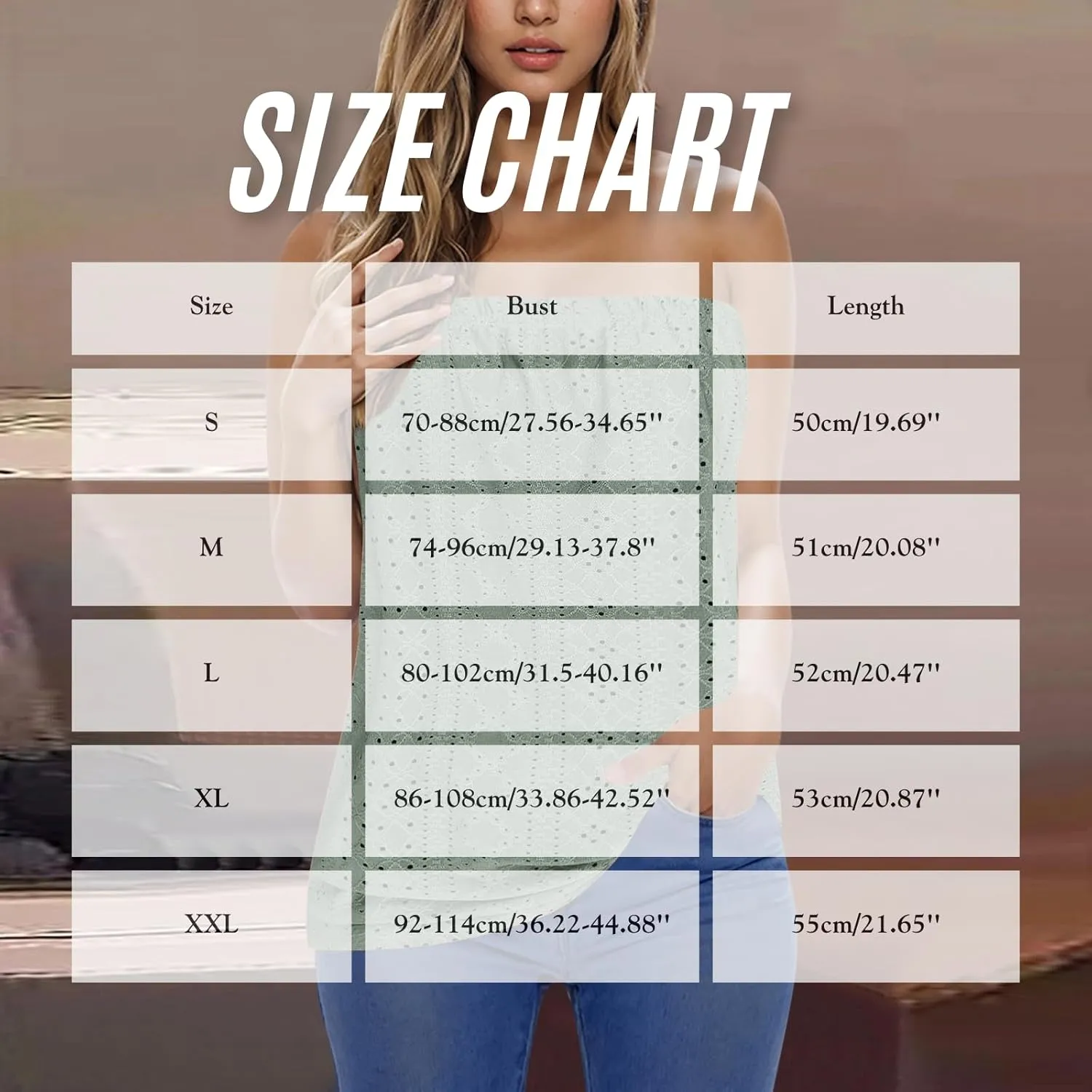 Womens Summer Tube Tops Casual Strapless Eyelet Bandeau Tanks Cute Off Shoulder Tunic Shirts Flowy Vacation Blouses