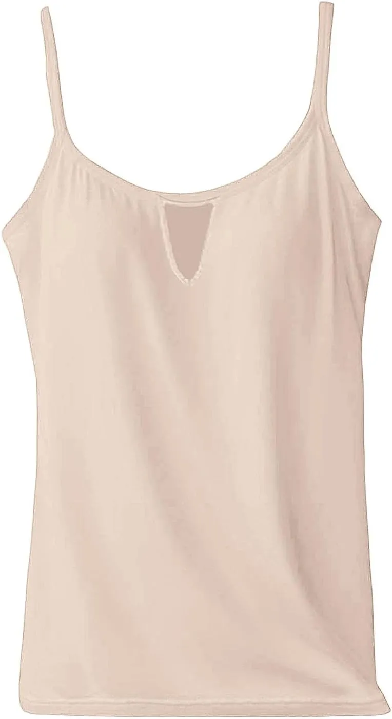 Womens Tank Tops with Built in Bra Plus Size Padded Stretchy Sports Shirt Workout Yoga Basic Undershirt