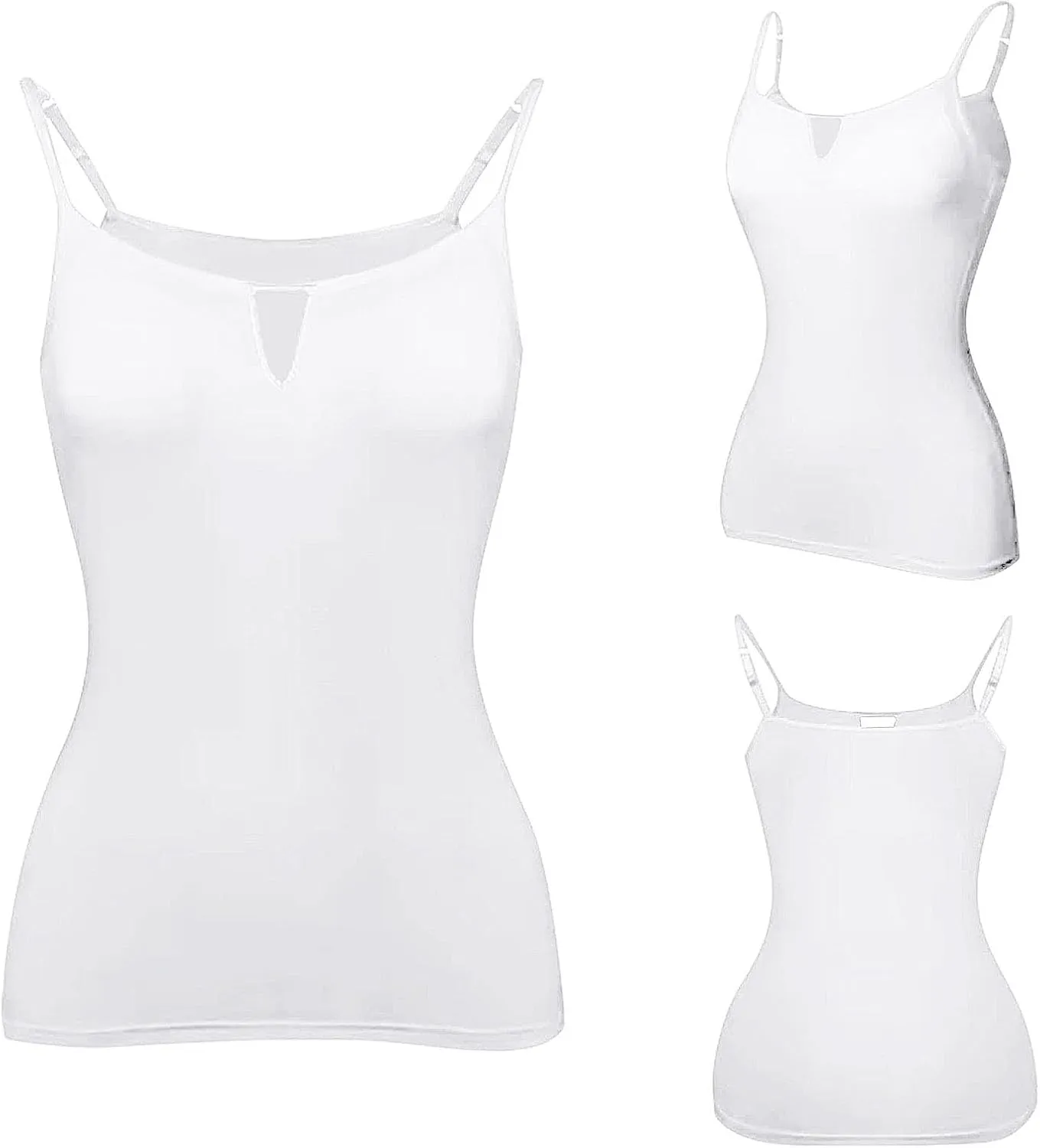 Womens Tank Tops with Built in Bra Plus Size Padded Stretchy Sports Shirt Workout Yoga Basic Undershirt