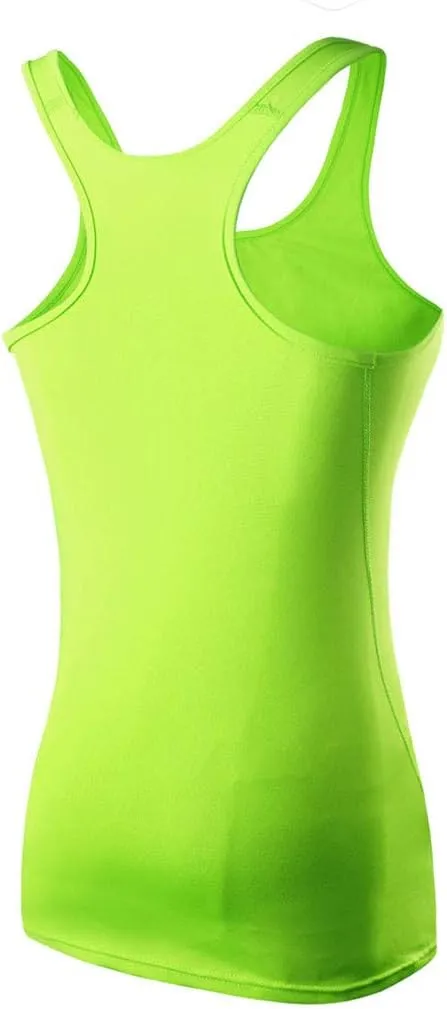 Womens Workout Tank Tops Sports U Neck Sleeveless Compression Racerback Tanks Athletic Yoga Running Top