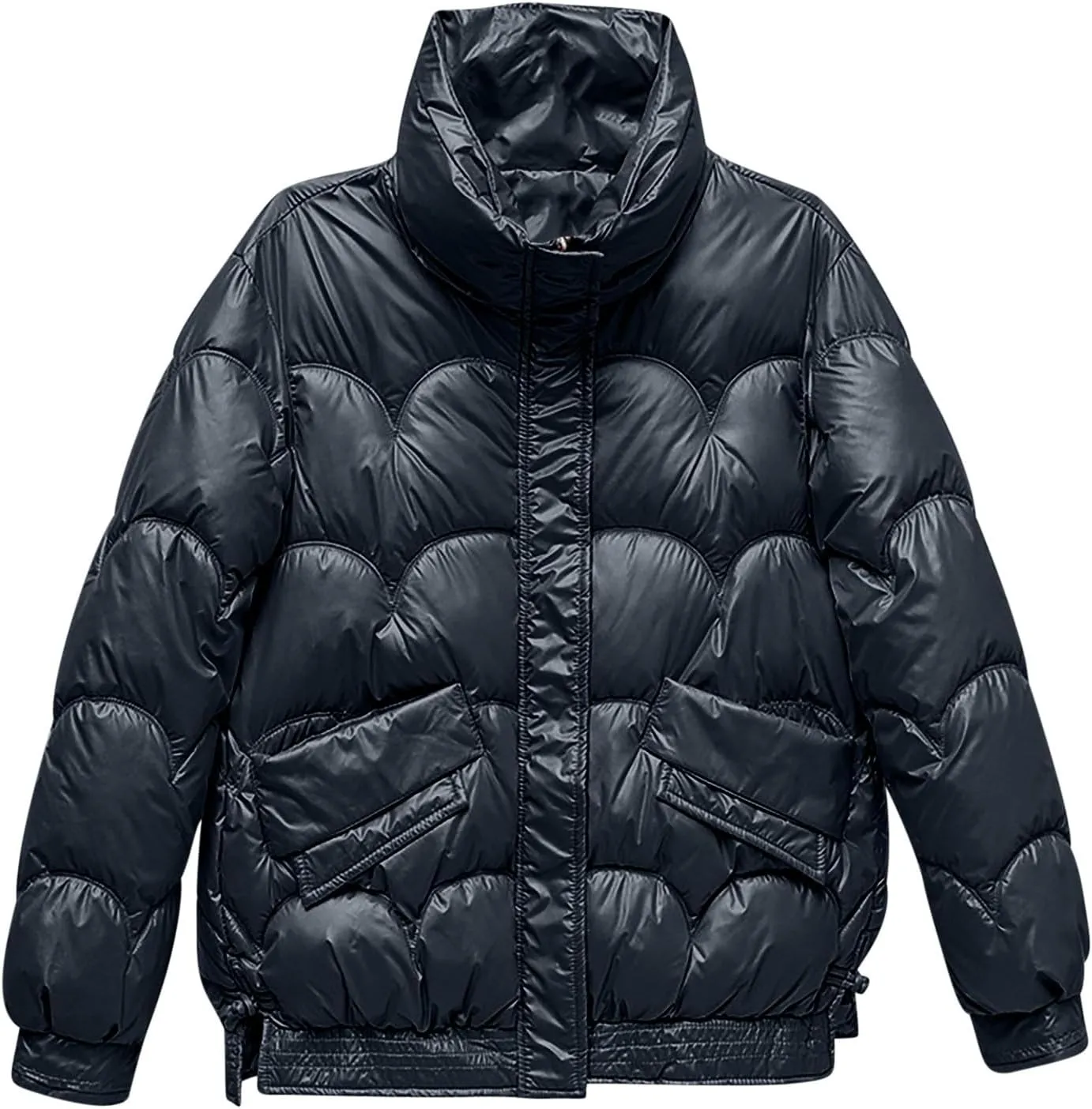 XUNRYAN Winter Coats for Women Waterproof Puffer Jackets Quilted Thick Down Coat Warm Parka Hooded Anorak Outerwear Overcoat